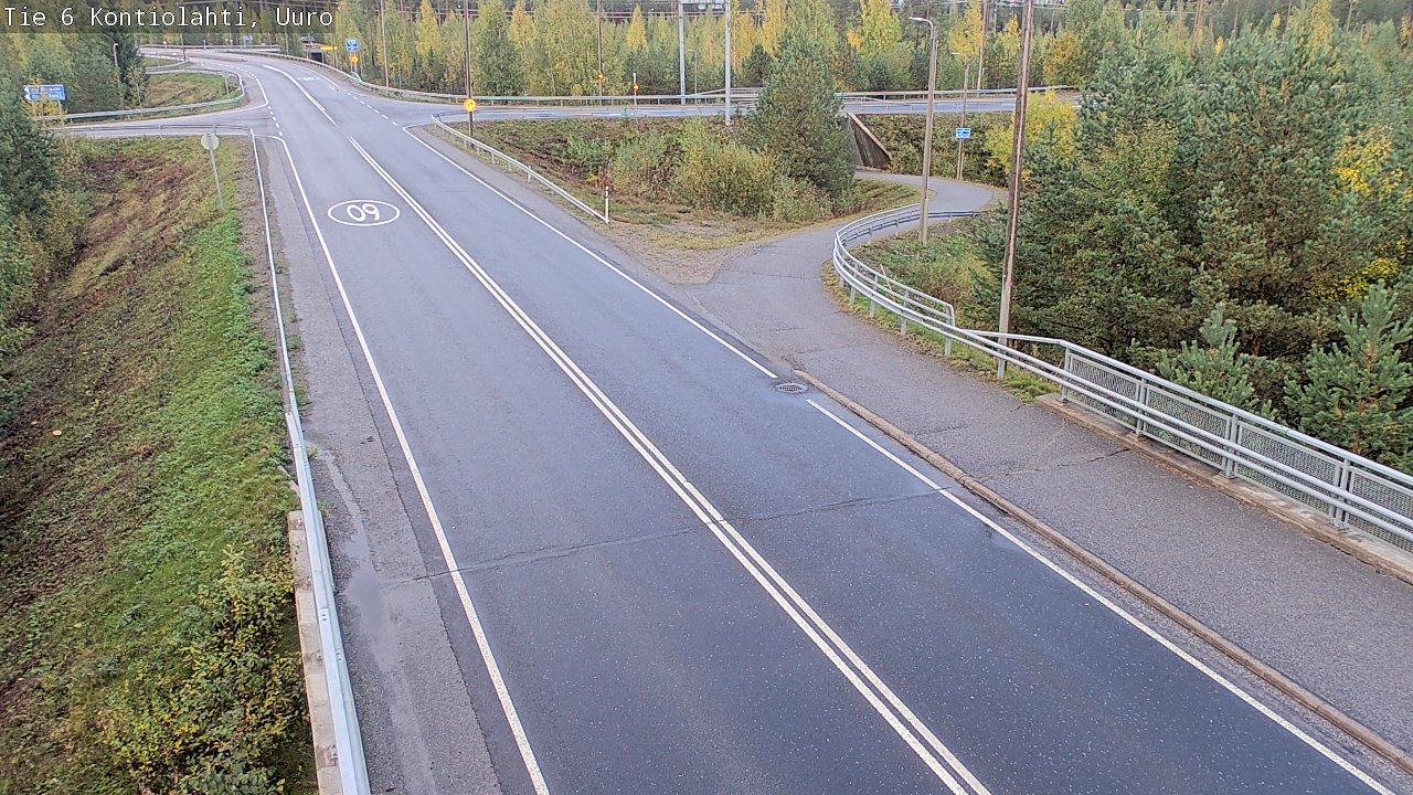 Weather Camera Image Road 6 Kontiolahti, Uuro, Kontiolahti, Pohjois-Karjala