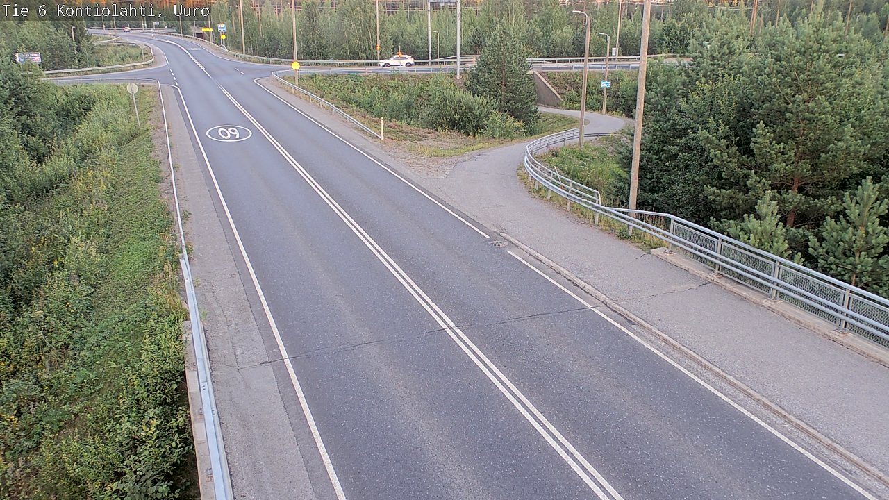 Kelikamerat Kuva Tie 6 Kontiolahti, Uuro, Kontiolahti, Pohjois-Karjala