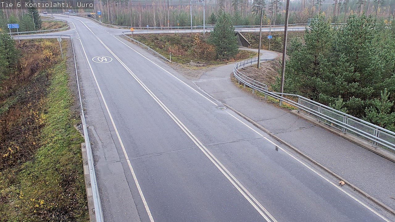 Kelikamerat Kuva Tie 6 Kontiolahti, Uuro, Kontiolahti, Pohjois-Karjala