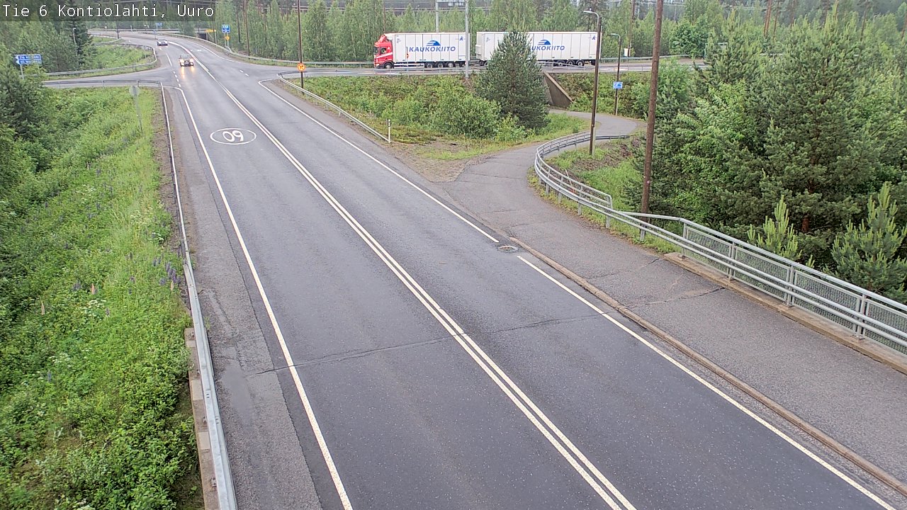 Kelikamerat Kuva Tie 6 Kontiolahti, Uuro, Kontiolahti, Pohjois-Karjala