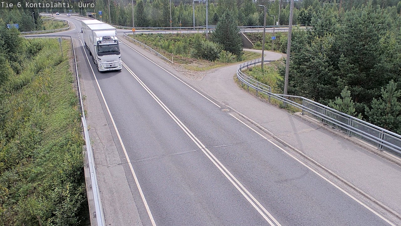 Weather Camera Image Road 6 Kontiolahti, Uuro, Kontiolahti, Pohjois-Karjala