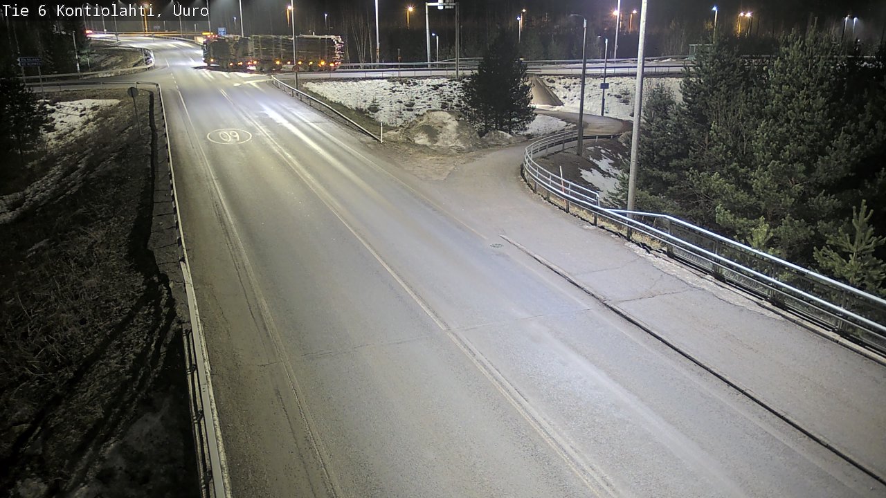 Weather Camera Image Väg 6 Kontiolax, Uuro, Kontiolahti, Pohjois-Karjala
