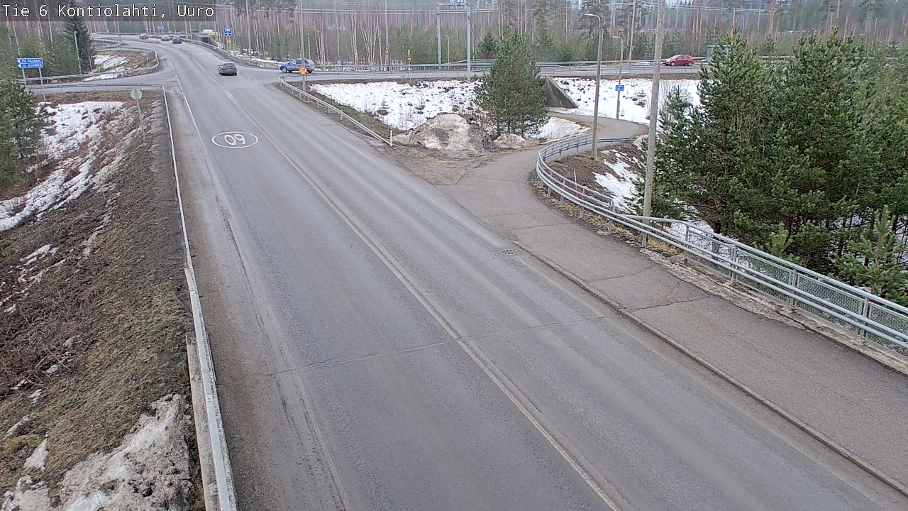 Weather Camera Image Väg 6 Kontiolax, Uuro, Kontiolahti, Pohjois-Karjala