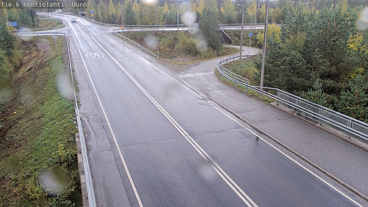 Weather Camera Image Road 6 Kontiolahti, Uuro, Kontiolahti, Pohjois-Karjala
