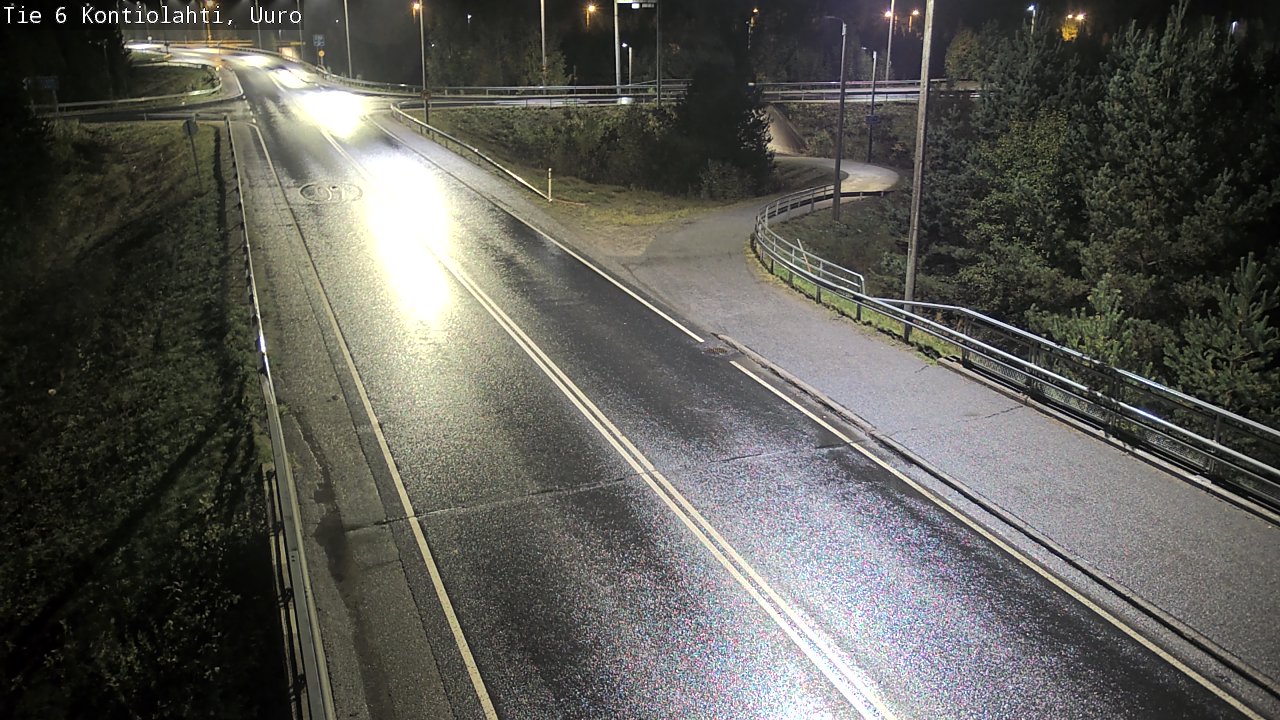 Weather Camera Image Road 6 Kontiolahti, Uuro, Kontiolahti, Pohjois-Karjala