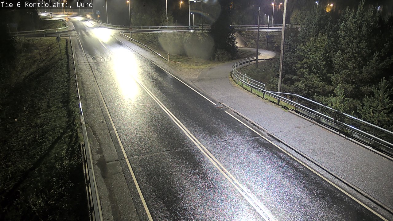 Weather Camera Image Road 6 Kontiolahti, Uuro, Kontiolahti, Pohjois-Karjala