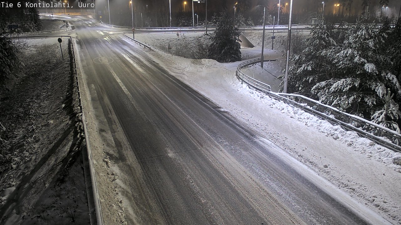 Weather Camera Image Väg 6 Kontiolax, Uuro, Kontiolahti, Pohjois-Karjala