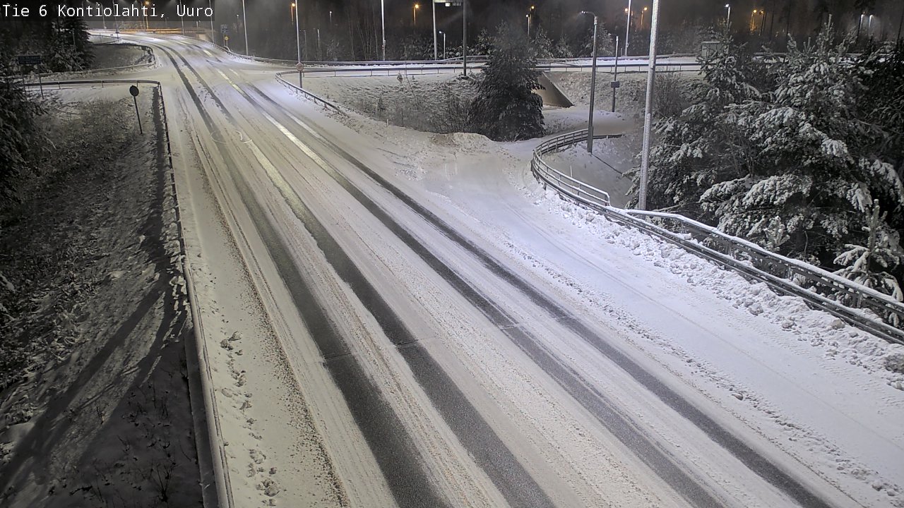 Weather Camera Image Väg 6 Kontiolax, Uuro, Kontiolahti, Pohjois-Karjala