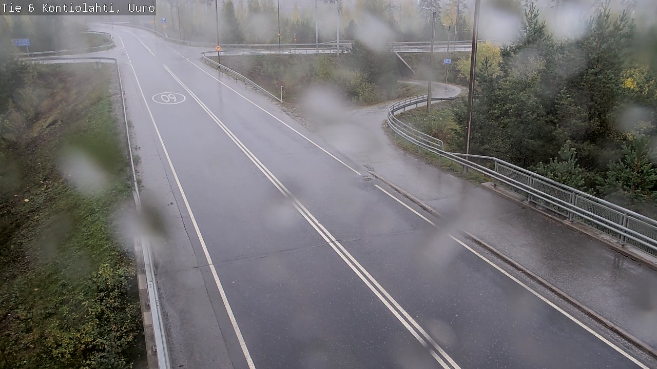 Weather Camera Image Road 6 Kontiolahti, Uuro, Kontiolahti, Pohjois-Karjala