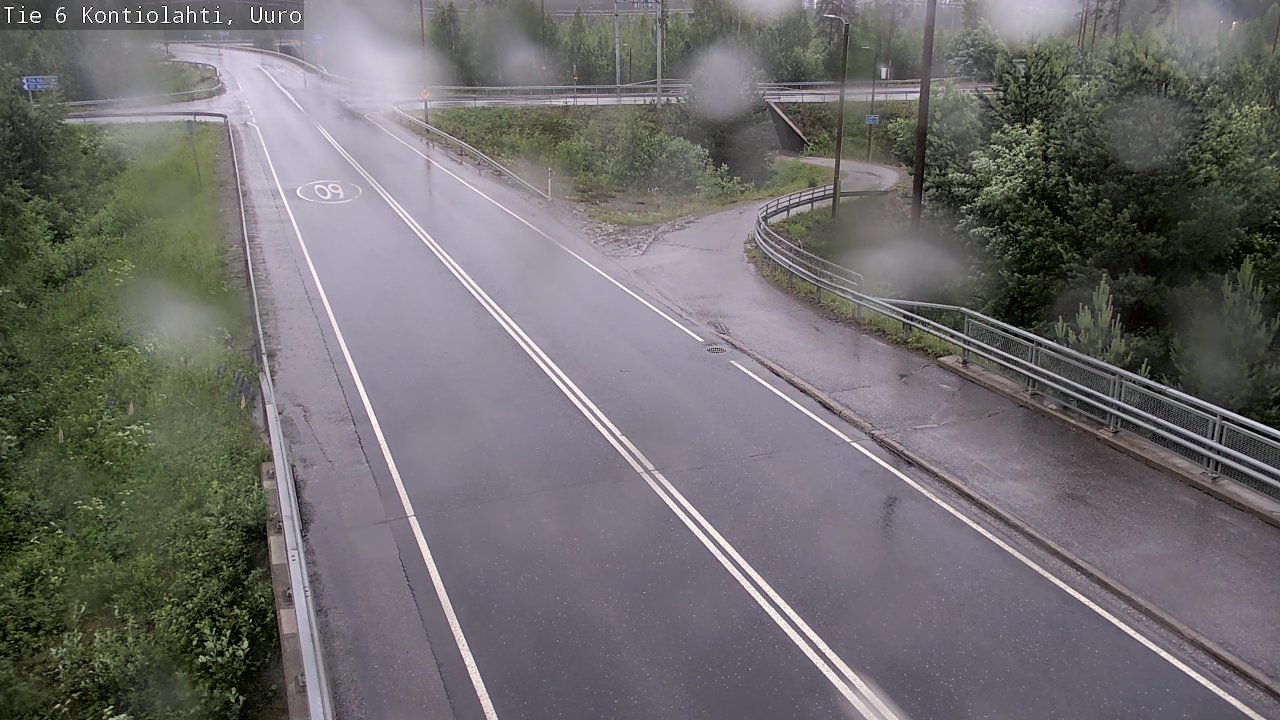 Kelikamerat Kuva Tie 6 Kontiolahti, Uuro, Kontiolahti, Pohjois-Karjala
