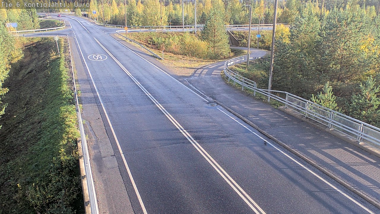 Weather Camera Image Road 6 Kontiolahti, Uuro, Kontiolahti, Pohjois-Karjala