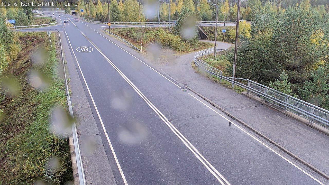Weather Camera Image Road 6 Kontiolahti, Uuro, Kontiolahti, Pohjois-Karjala