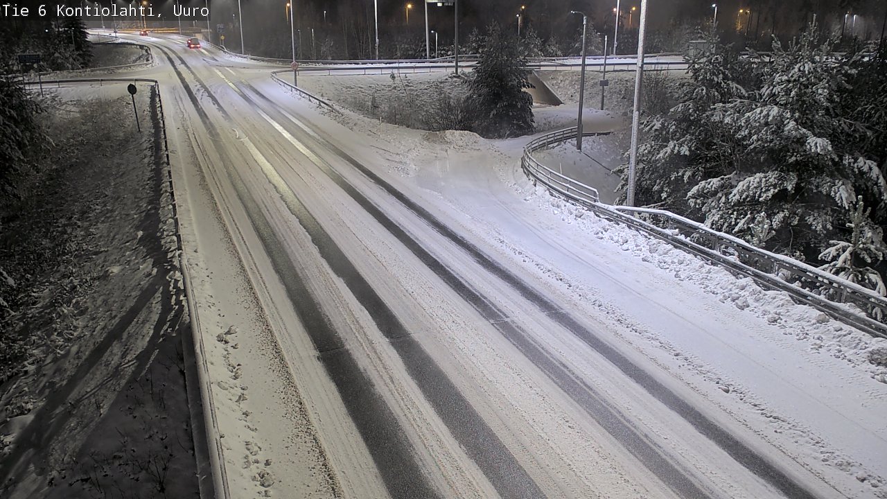 Weather Camera Image Väg 6 Kontiolax, Uuro, Kontiolahti, Pohjois-Karjala