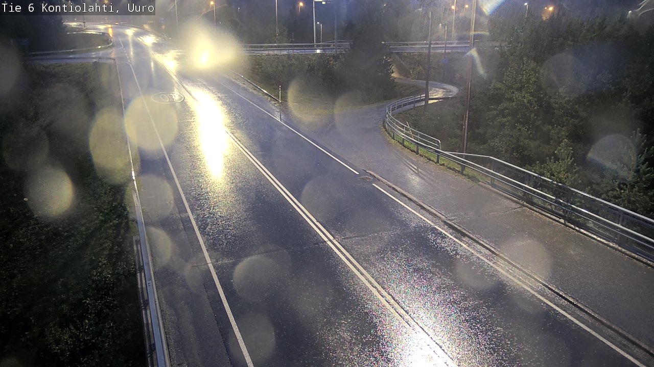 Weather Camera Image Road 6 Kontiolahti, Uuro, Kontiolahti, Pohjois-Karjala