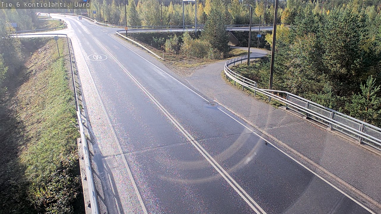 Weather Camera Image Road 6 Kontiolahti, Uuro, Kontiolahti, Pohjois-Karjala