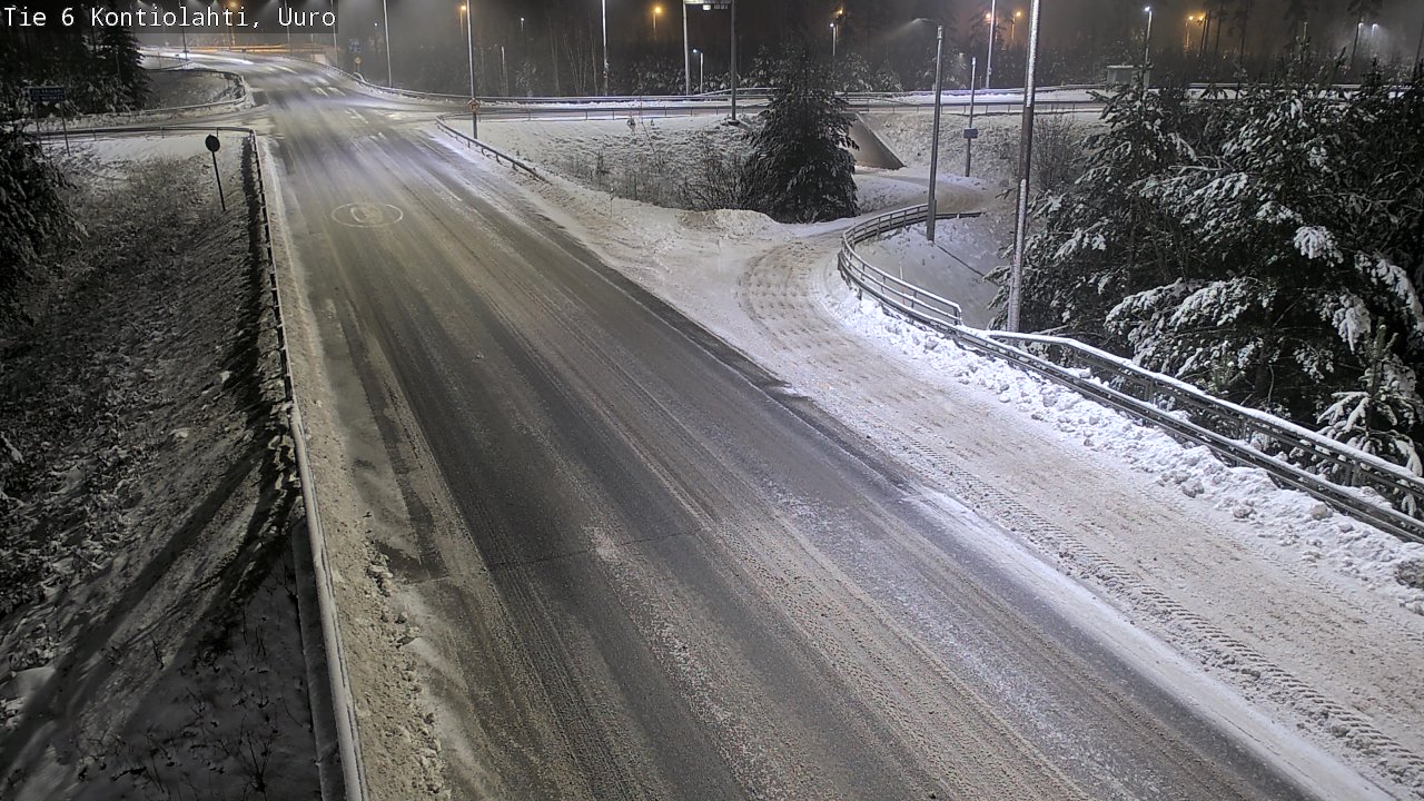 Weather Camera Image Väg 6 Kontiolax, Uuro, Kontiolahti, Pohjois-Karjala