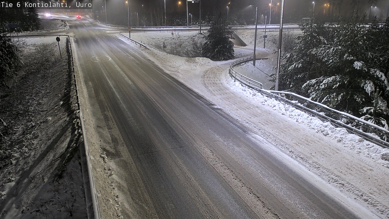 Weather Camera Image Väg 6 Kontiolax, Uuro, Kontiolahti, Pohjois-Karjala