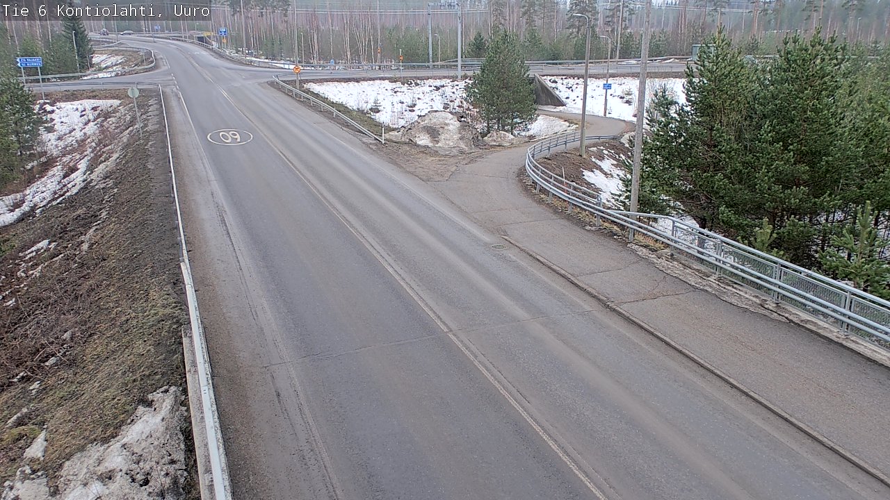 Weather Camera Image Väg 6 Kontiolax, Uuro, Kontiolahti, Pohjois-Karjala
