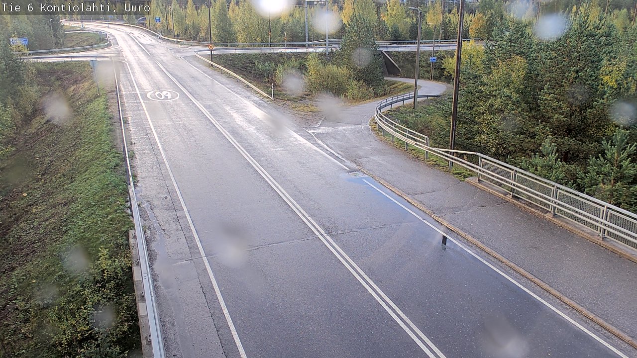 Weather Camera Image Road 6 Kontiolahti, Uuro, Kontiolahti, Pohjois-Karjala