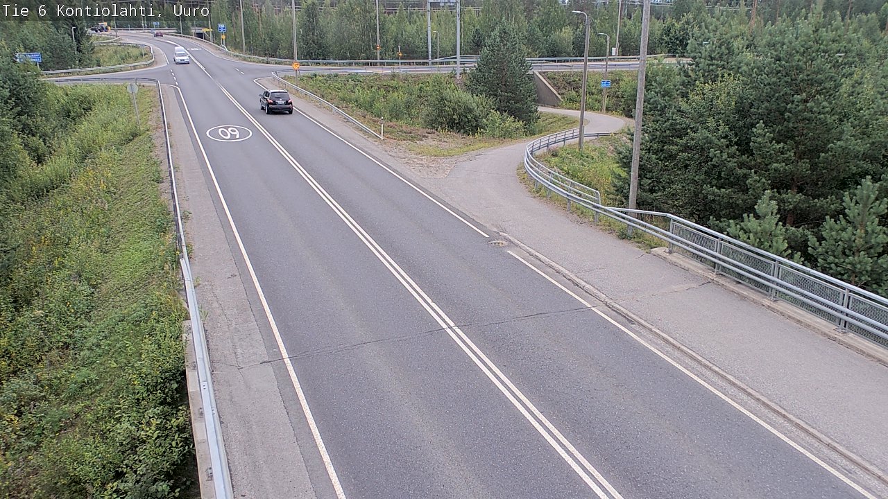 Weather Camera Image Road 6 Kontiolahti, Uuro, Kontiolahti, Pohjois-Karjala