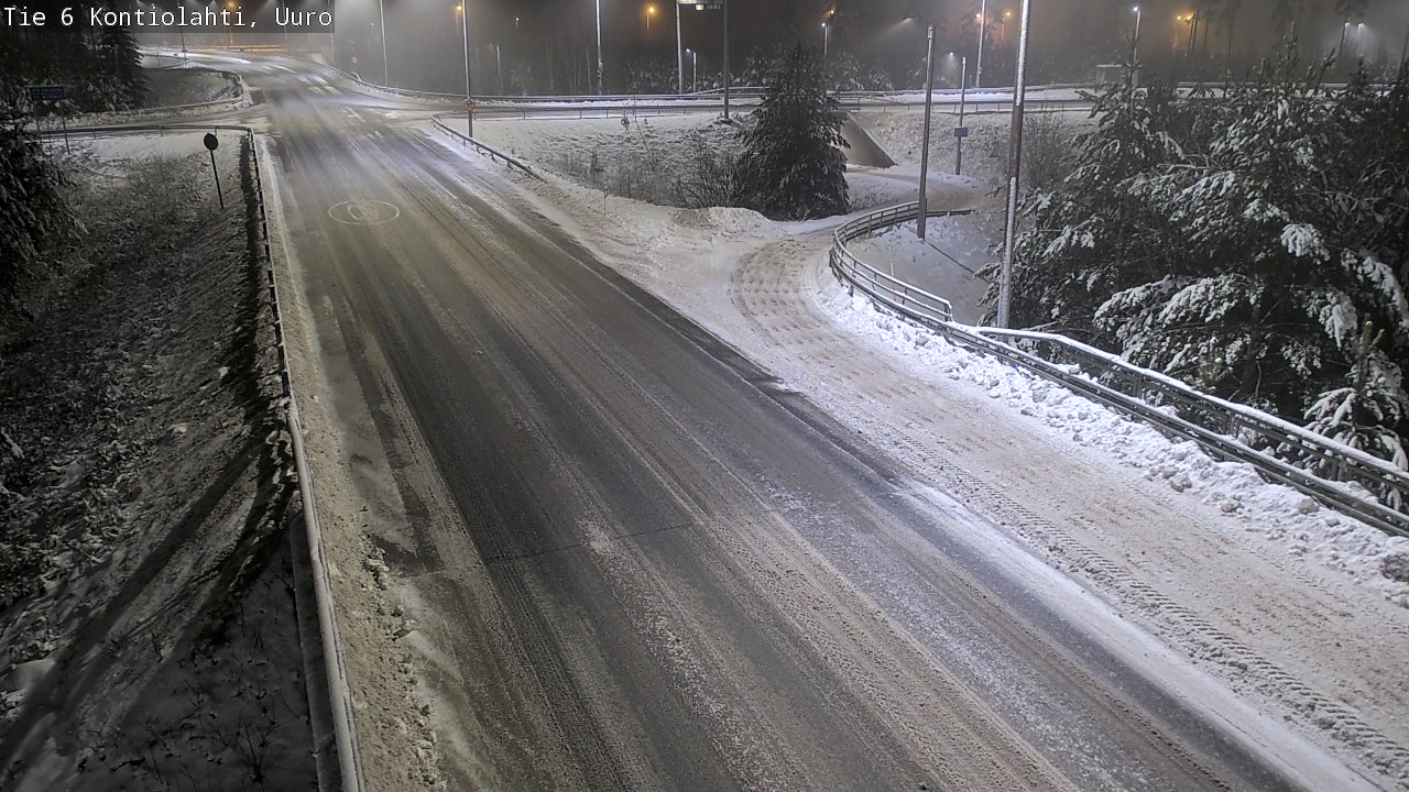 Weather Camera Image Väg 6 Kontiolax, Uuro, Kontiolahti, Pohjois-Karjala