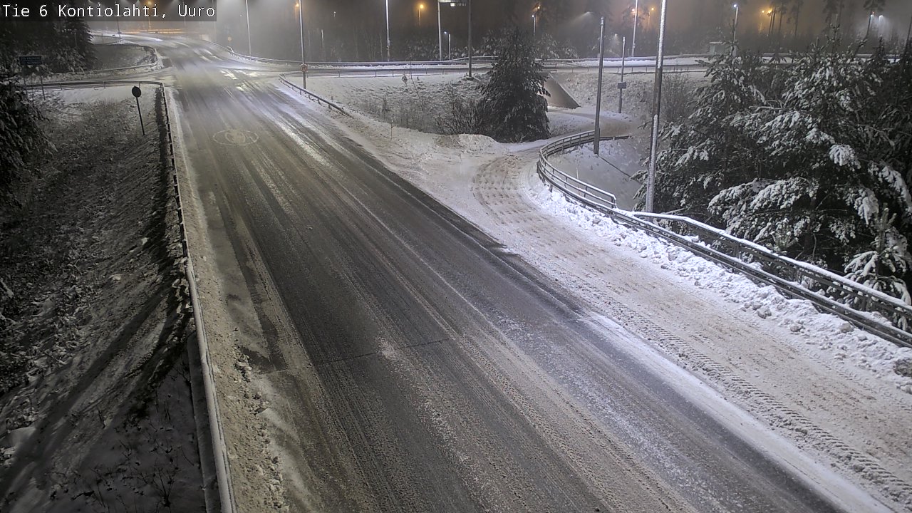 Weather Camera Image Väg 6 Kontiolax, Uuro, Kontiolahti, Pohjois-Karjala