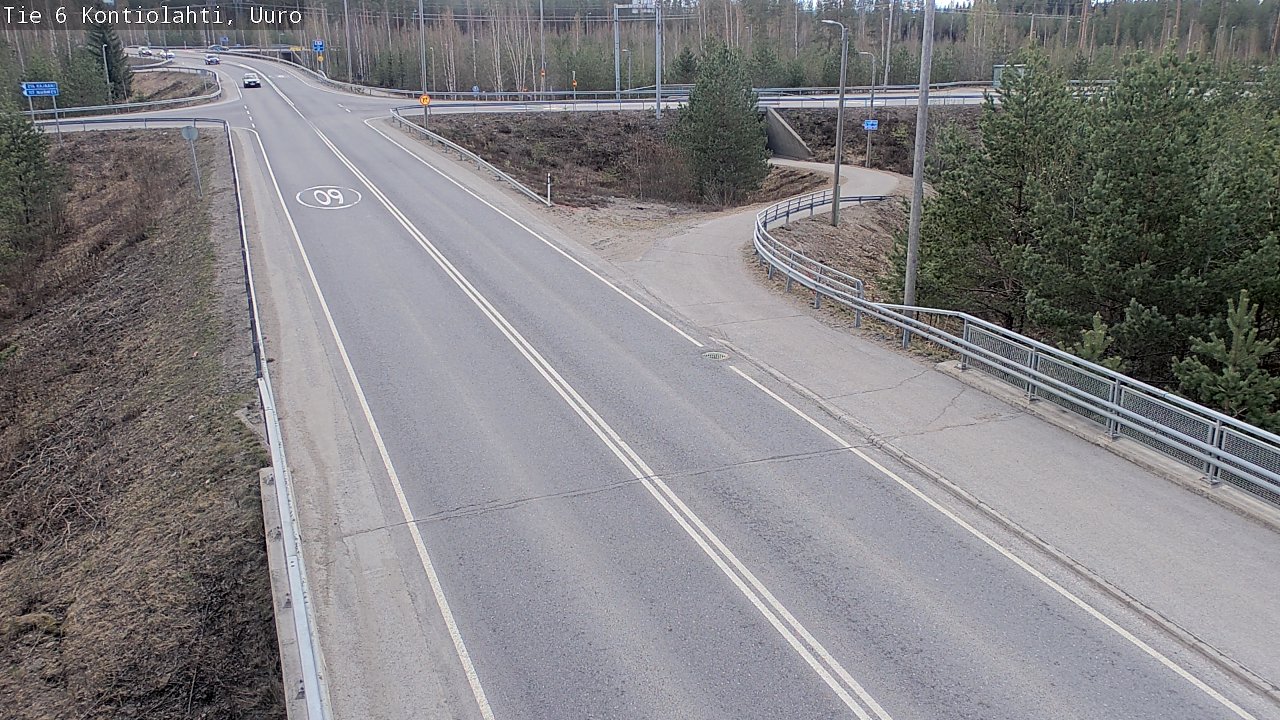 Kelikamerat Kuva Tie 6 Kontiolahti, Uuro, Kontiolahti, Pohjois-Karjala