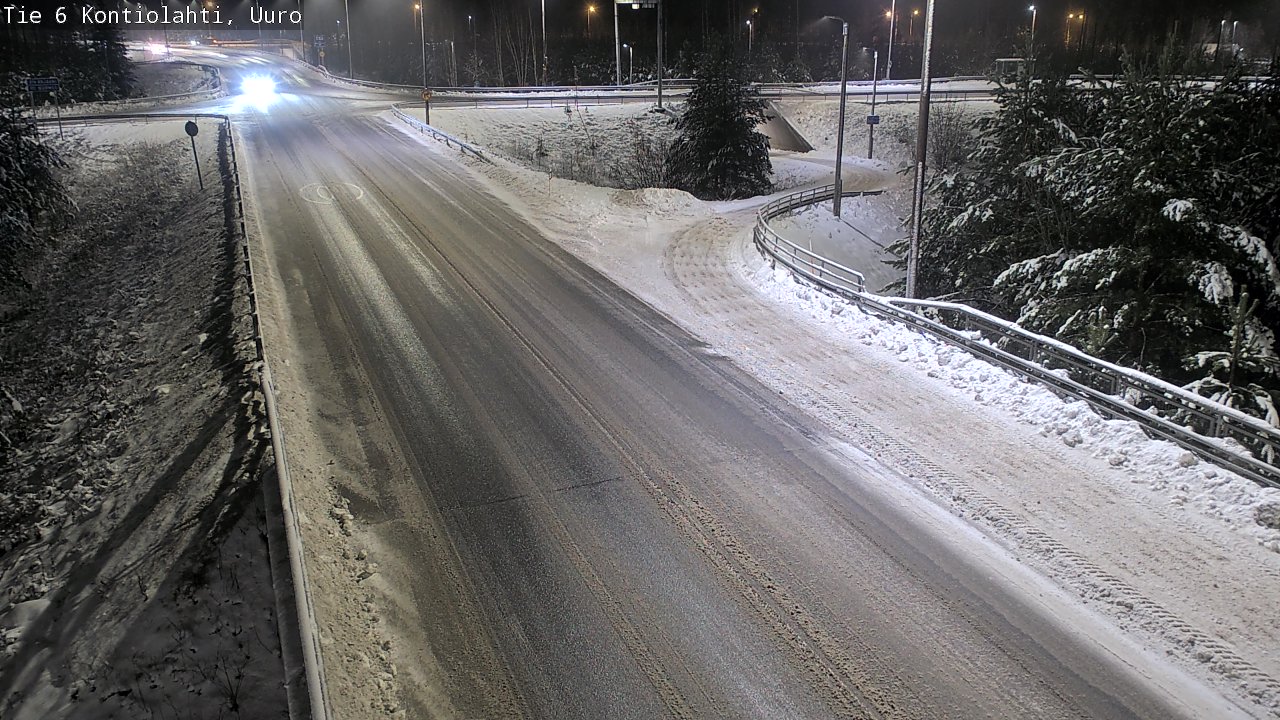Weather Camera Image Väg 6 Kontiolax, Uuro, Kontiolahti, Pohjois-Karjala