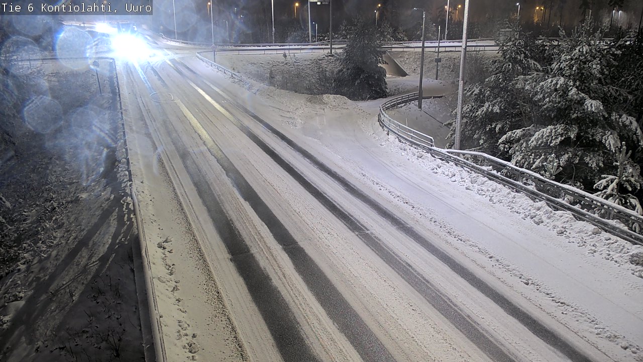 Weather Camera Image Väg 6 Kontiolax, Uuro, Kontiolahti, Pohjois-Karjala