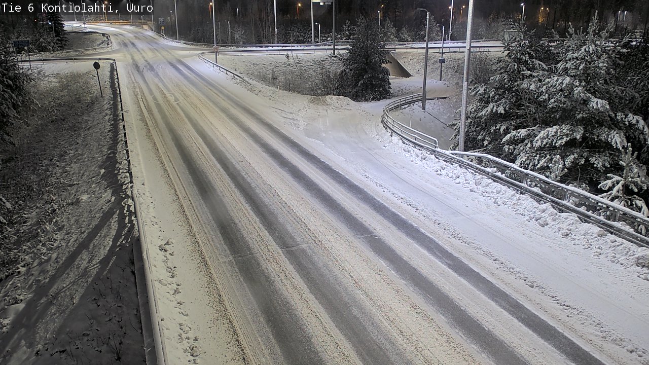 Weather Camera Image Väg 6 Kontiolax, Uuro, Kontiolahti, Pohjois-Karjala
