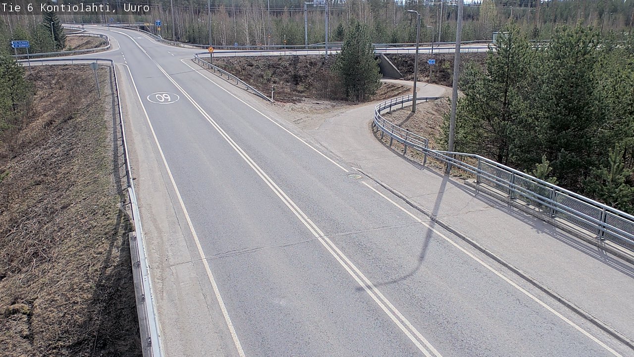 Kelikamerat Kuva Tie 6 Kontiolahti, Uuro, Kontiolahti, Pohjois-Karjala