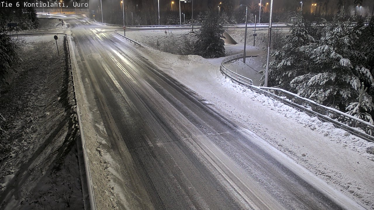 Weather Camera Image Väg 6 Kontiolax, Uuro, Kontiolahti, Pohjois-Karjala