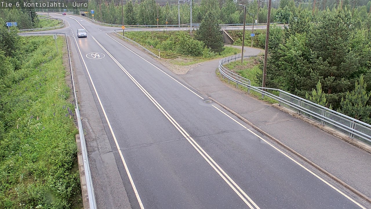 Kelikamerat Kuva Tie 6 Kontiolahti, Uuro, Kontiolahti, Pohjois-Karjala