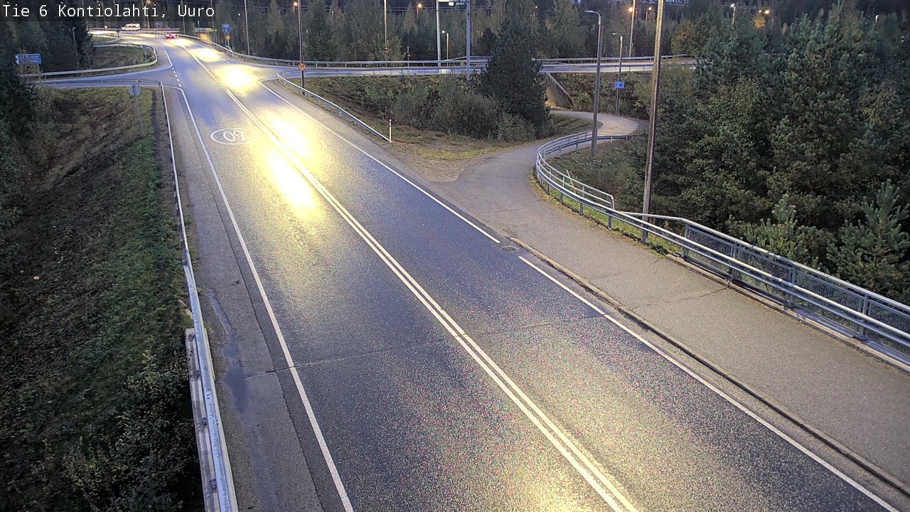 Weather Camera Image Road 6 Kontiolahti, Uuro, Kontiolahti, Pohjois-Karjala