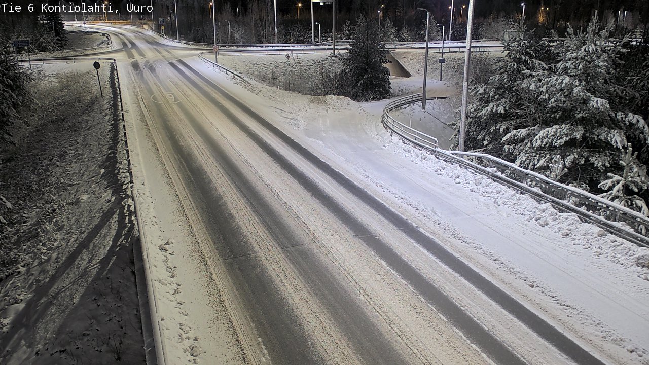 Weather Camera Image Väg 6 Kontiolax, Uuro, Kontiolahti, Pohjois-Karjala
