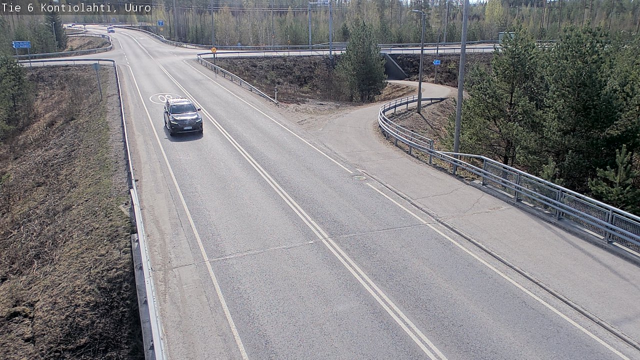 Weather Camera Image Väg 6 Kontiolax, Uuro, Kontiolahti, Pohjois-Karjala