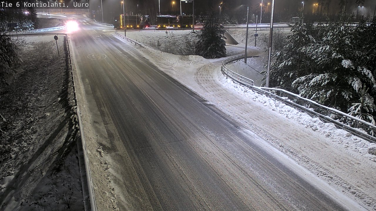 Weather Camera Image Väg 6 Kontiolax, Uuro, Kontiolahti, Pohjois-Karjala