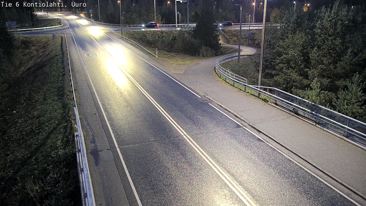 Weather Camera Image Road 6 Kontiolahti, Uuro, Kontiolahti, Pohjois-Karjala