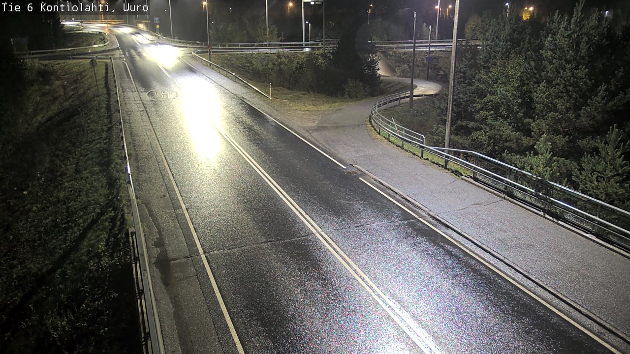 Weather Camera Image Road 6 Kontiolahti, Uuro, Kontiolahti, Pohjois-Karjala