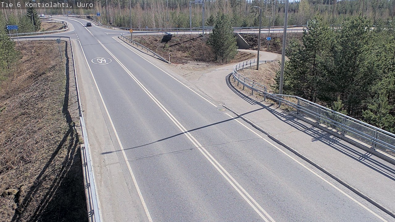 Kelikamerat Kuva Tie 6 Kontiolahti, Uuro, Kontiolahti, Pohjois-Karjala