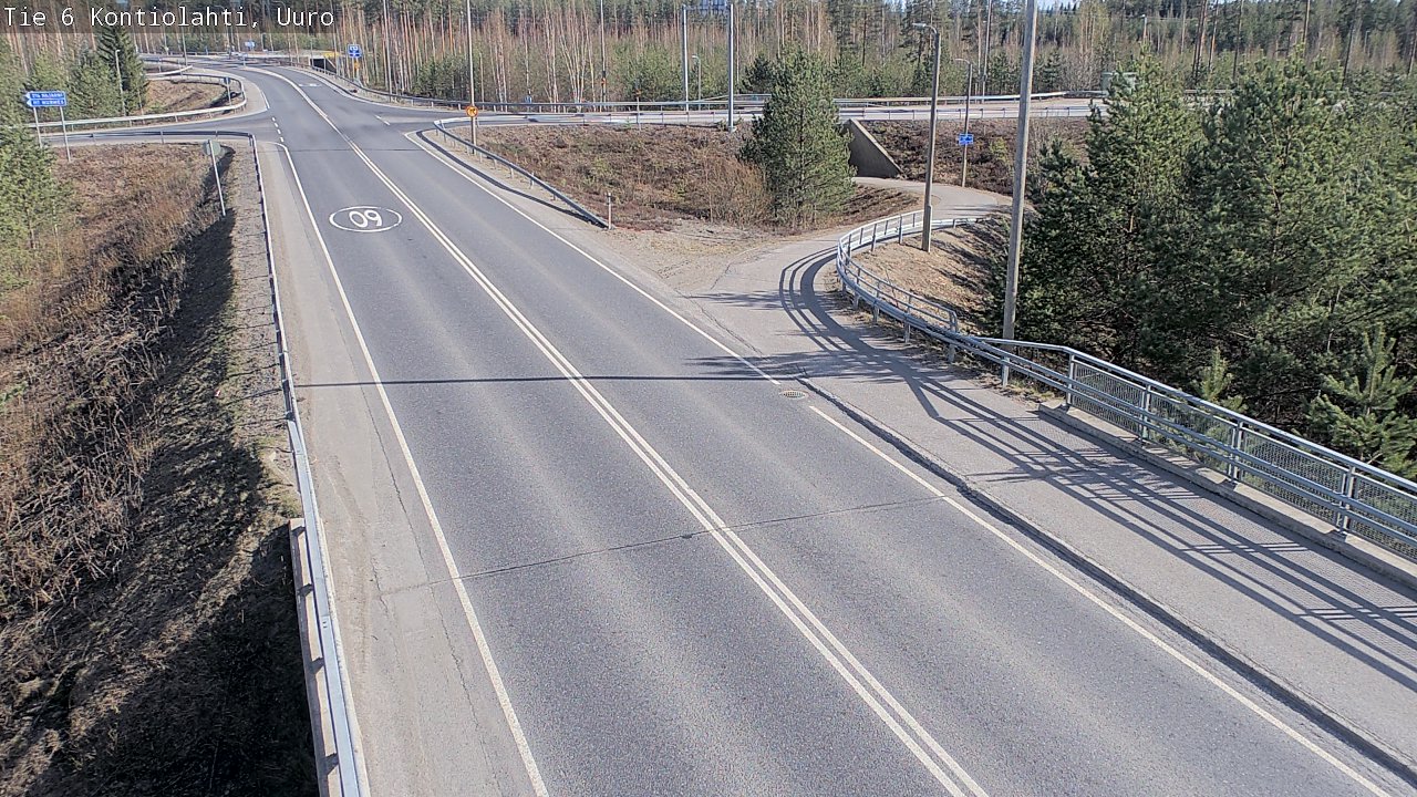 Kelikamerat Kuva Tie 6 Kontiolahti, Uuro, Kontiolahti, Pohjois-Karjala