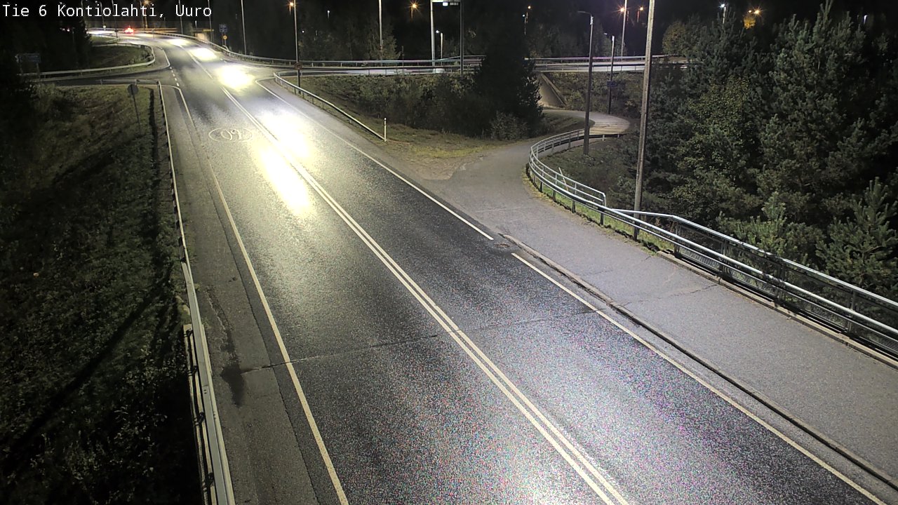 Weather Camera Image Road 6 Kontiolahti, Uuro, Kontiolahti, Pohjois-Karjala