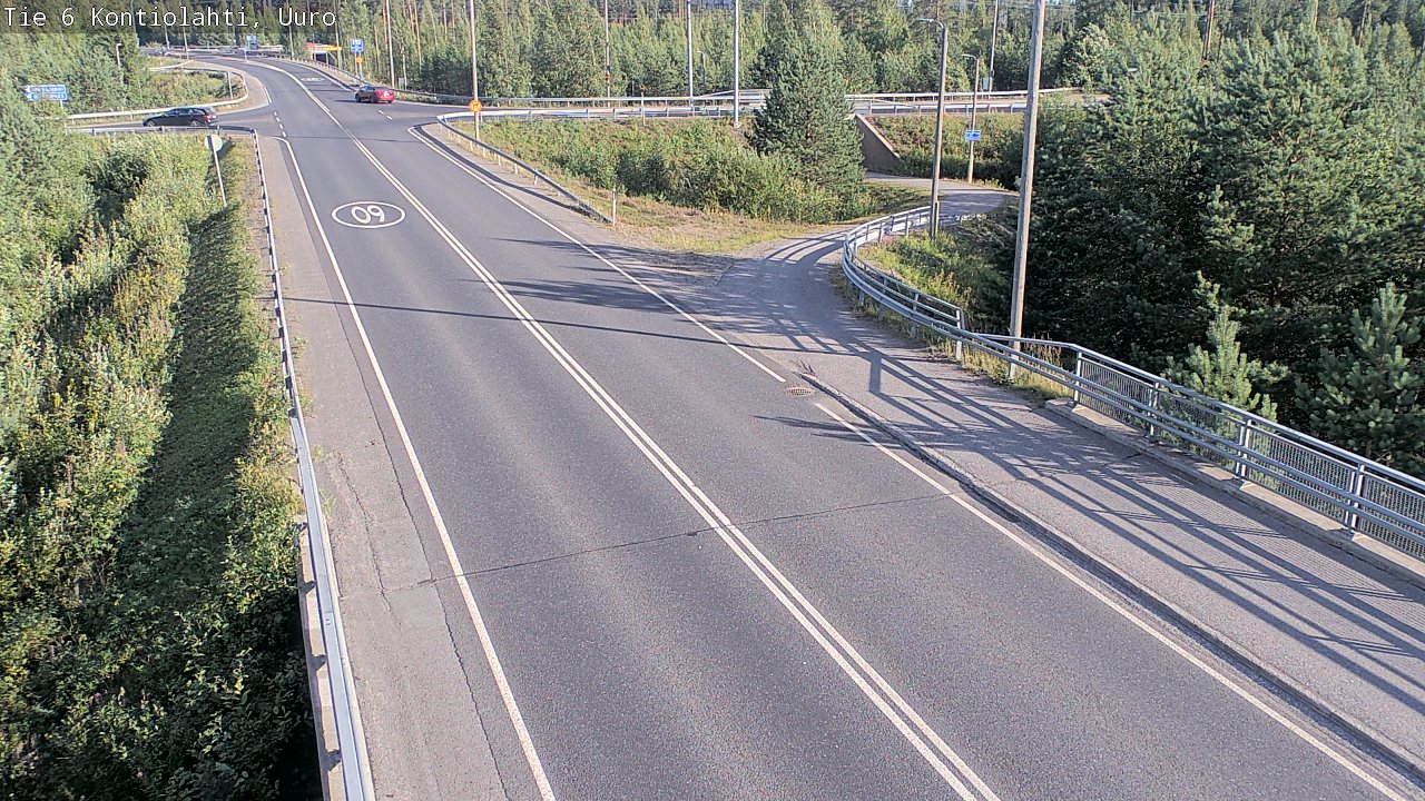 Kelikamerat Kuva Tie 6 Kontiolahti, Uuro, Kontiolahti, Pohjois-Karjala