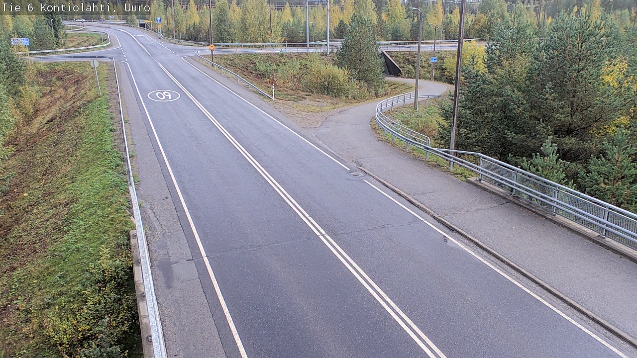 Weather Camera Image Road 6 Kontiolahti, Uuro, Kontiolahti, Pohjois-Karjala