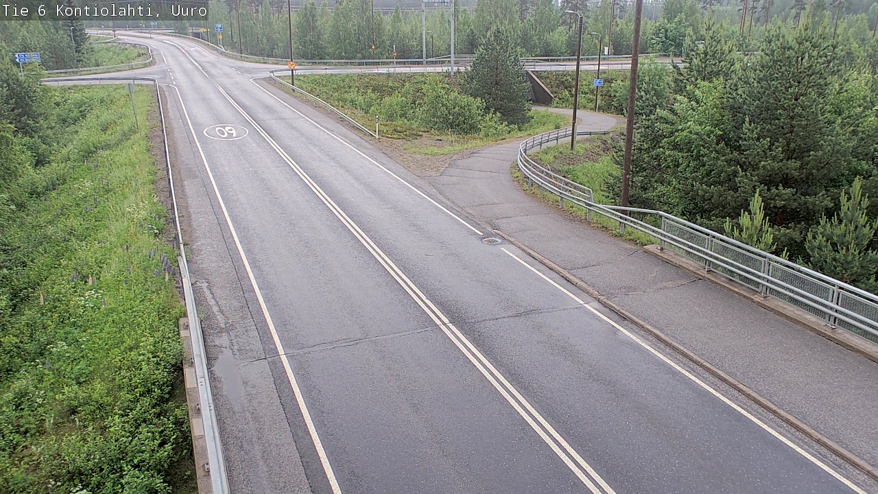 Kelikamerat Kuva Tie 6 Kontiolahti, Uuro, Kontiolahti, Pohjois-Karjala