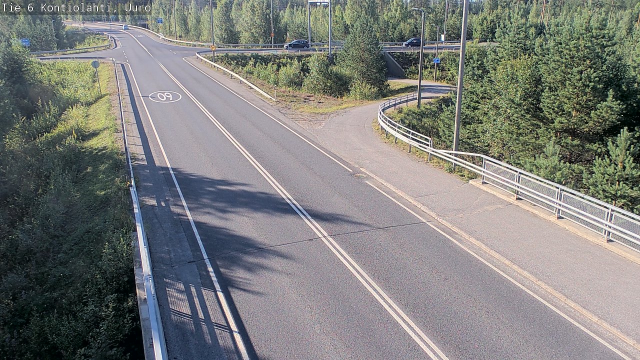 Weather Camera Image Road 6 Kontiolahti, Uuro, Kontiolahti, Pohjois-Karjala