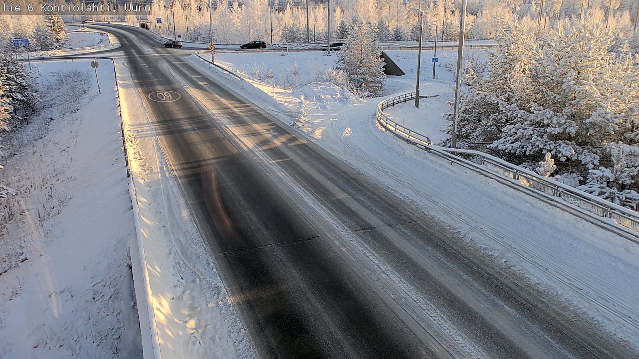 Weather Camera Image Road 6 Kontiolahti, Uuro, Kontiolahti, Pohjois-Karjala