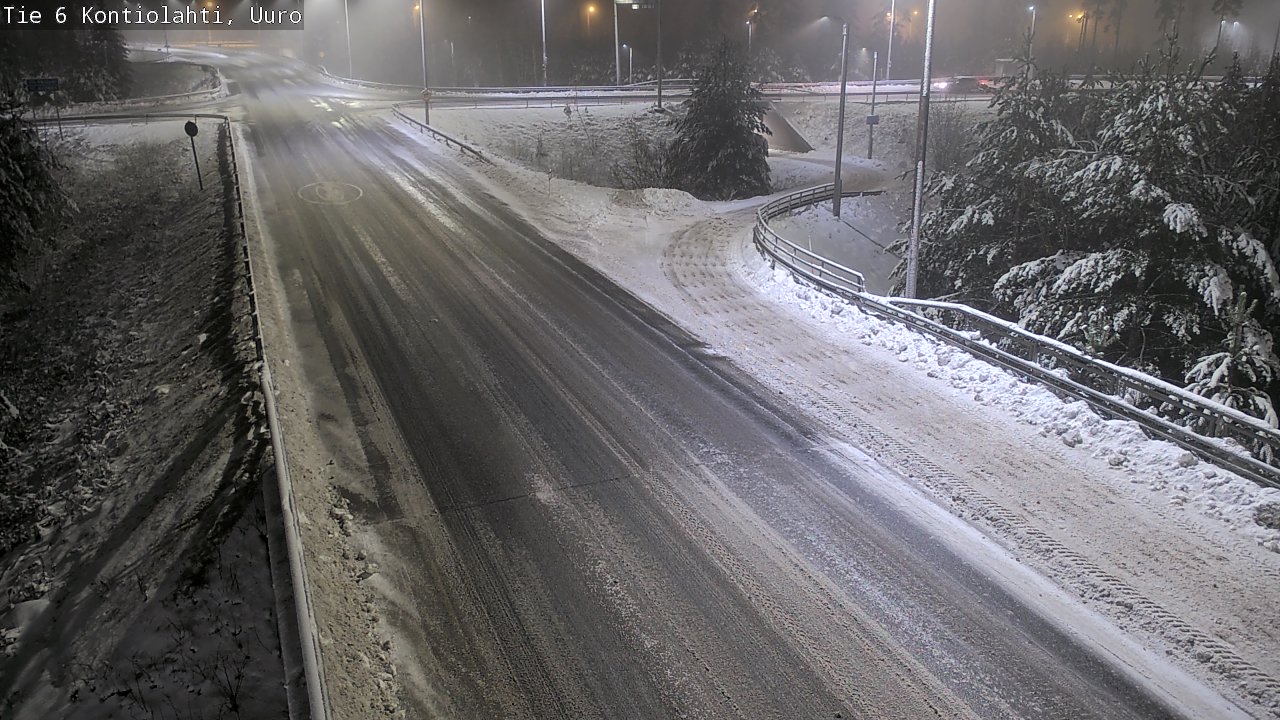 Weather Camera Image Väg 6 Kontiolax, Uuro, Kontiolahti, Pohjois-Karjala