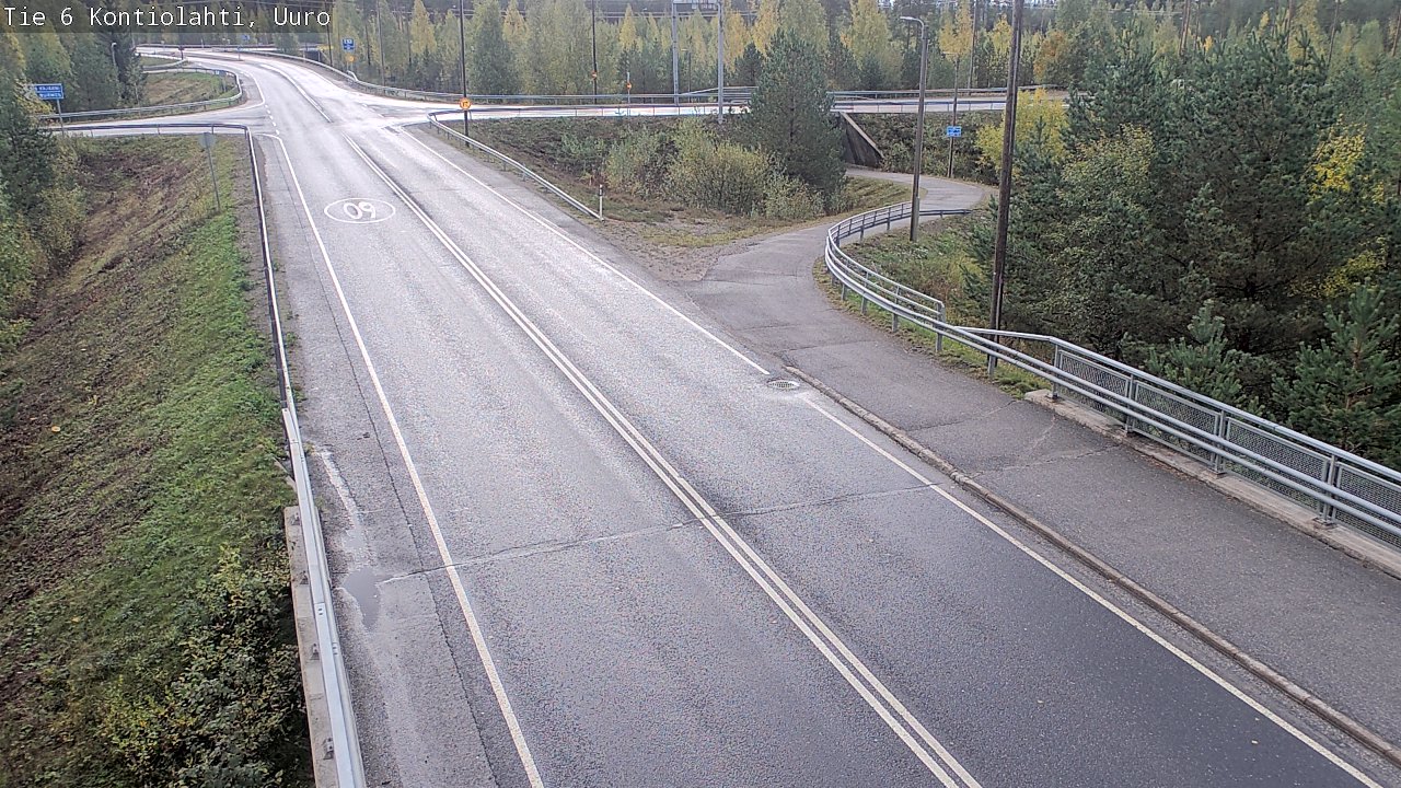 Weather Camera Image Väg 6 Kontiolax, Uuro, Kontiolahti, Pohjois-Karjala