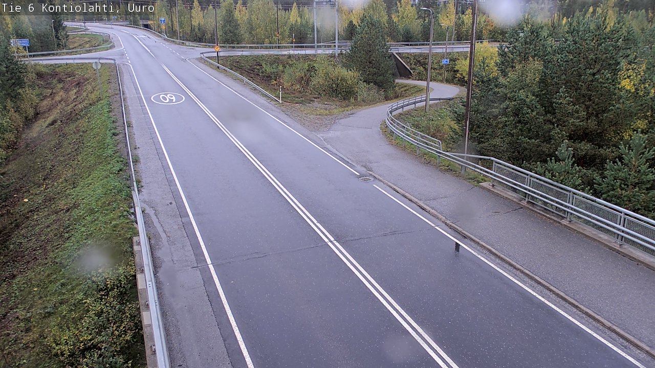 Weather Camera Image Road 6 Kontiolahti, Uuro, Kontiolahti, Pohjois-Karjala